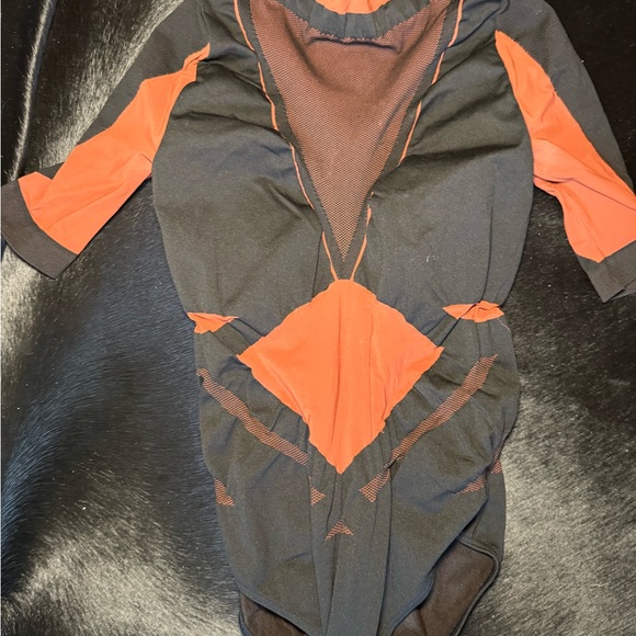 Wolford Adidas Black and Orange Bodysuit - Picture 2 of 10